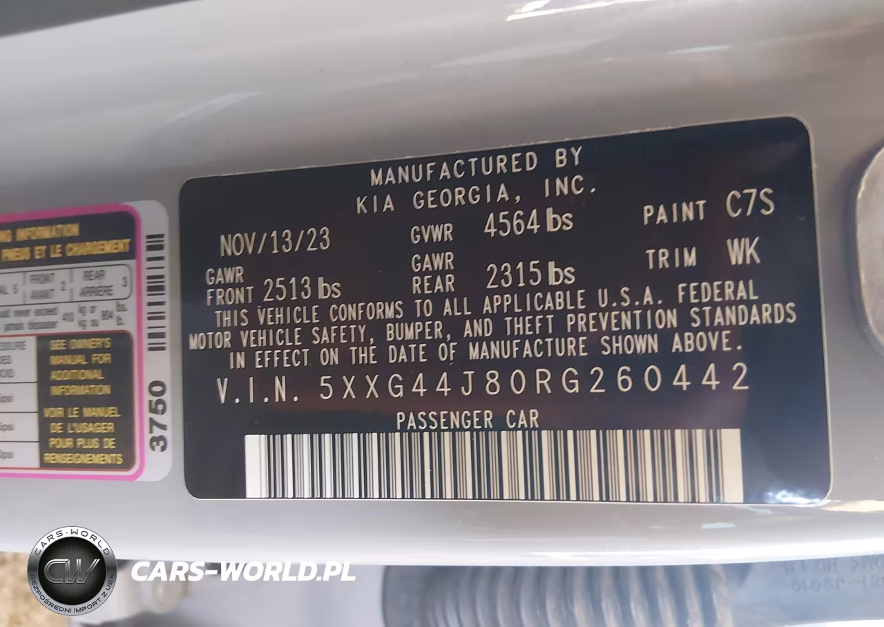 2024 Kia K5 Gt VIN:5XXG44J80RG260442 - 9