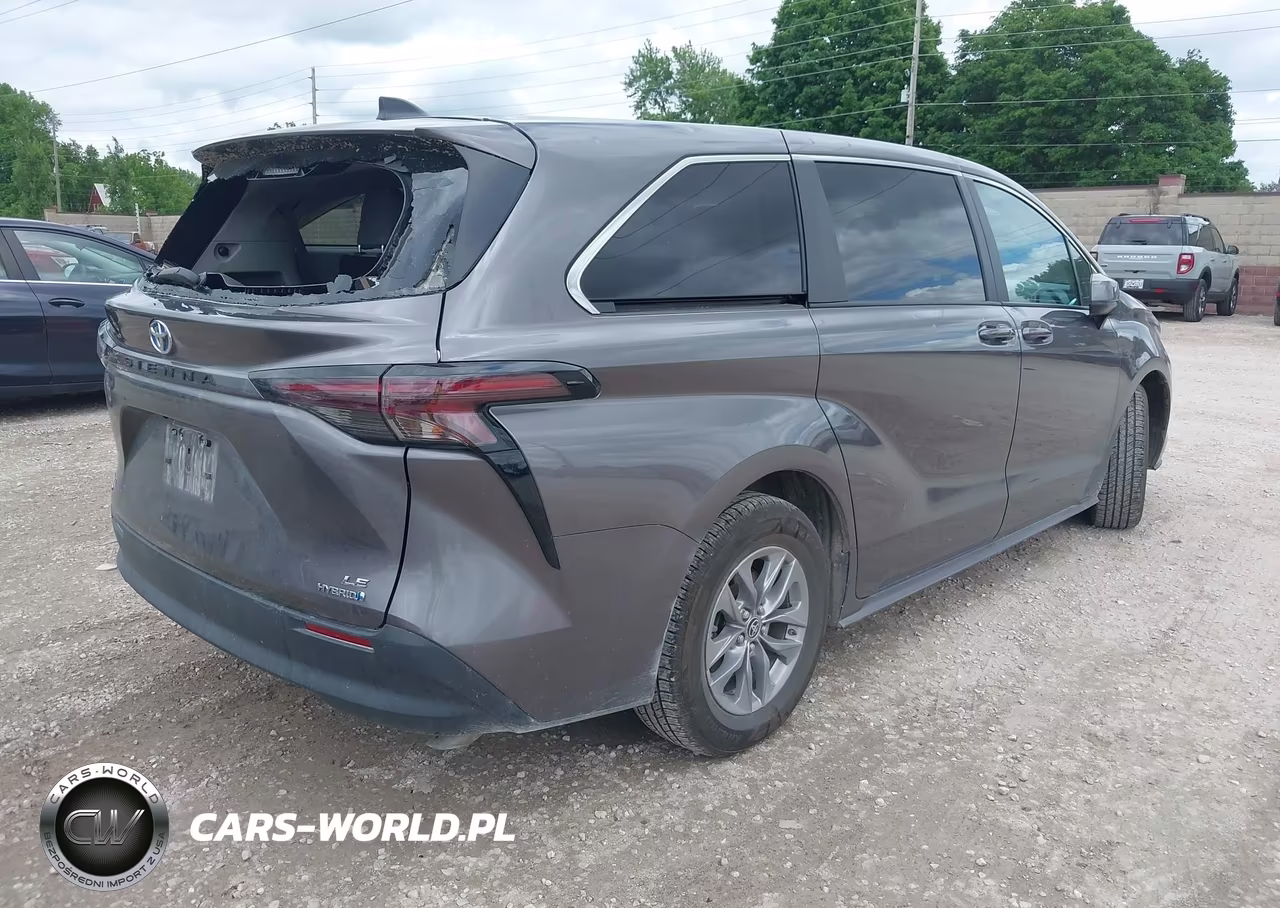 2024 Toyota Sienna Le VIN:5TDKSKFC1RS135014 - 4