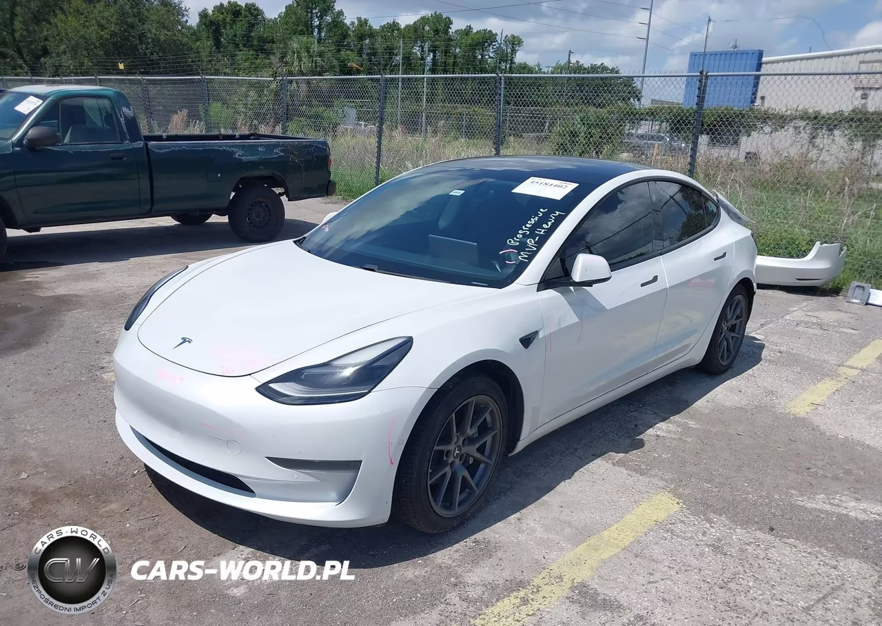 2021 Tesla Model 3 Standard Range Plus Rear-Wheel Drive VIN:5YJ3E1EA5MF977440 - 2