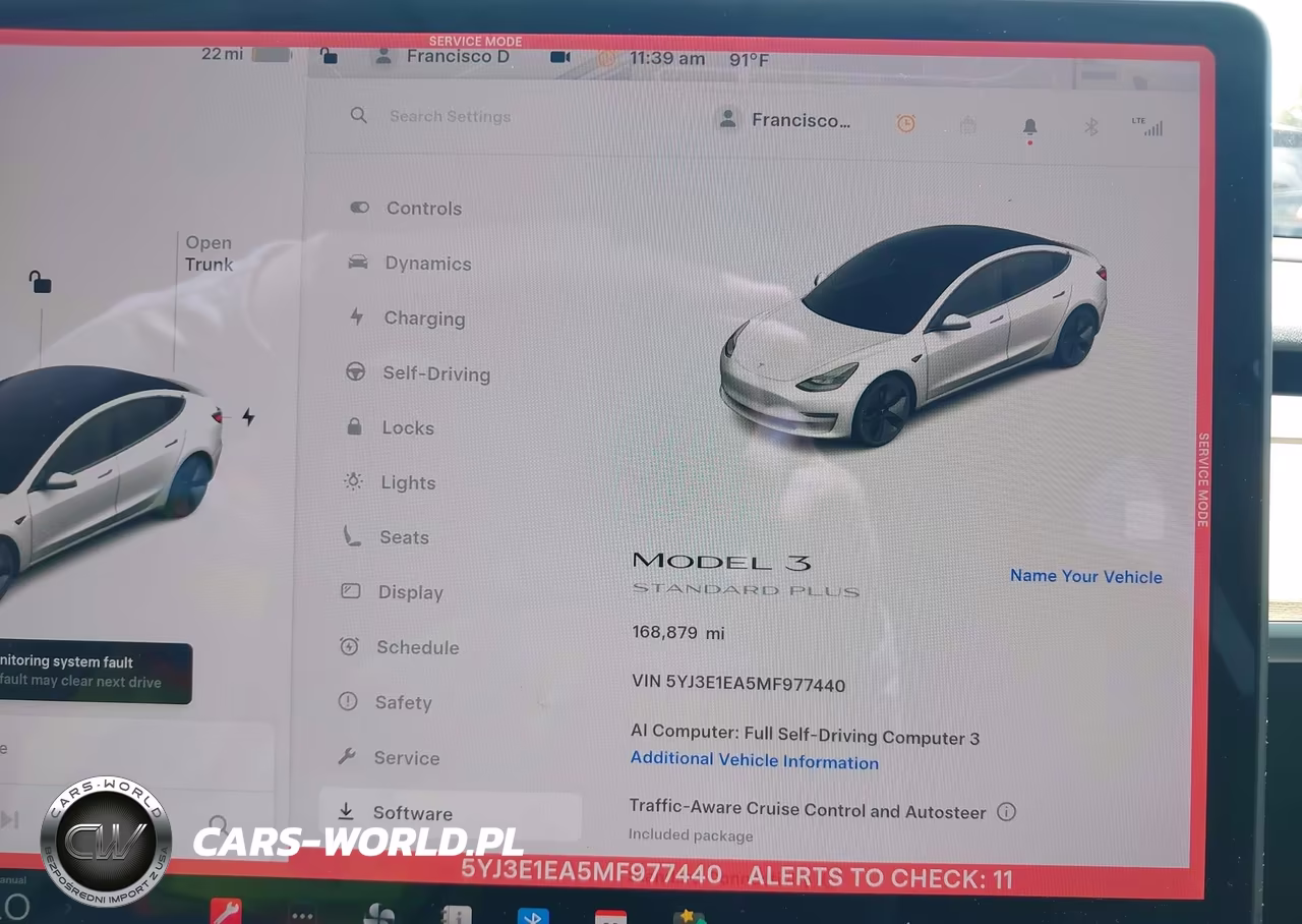 2021 Tesla Model 3 Standard Range Plus Rear-Wheel Drive VIN:5YJ3E1EA5MF977440 - 7