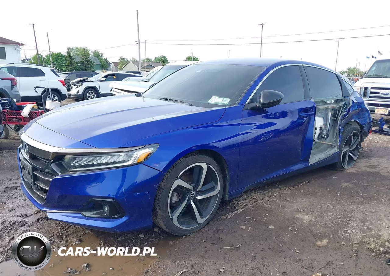 2021 Honda Accord Sport VIN:1HGCV1F3XMA075215 - 2