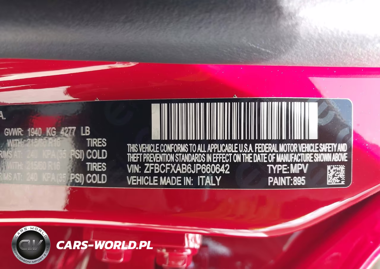2018 Fiat 500X Pop Fwd VIN:ZFBCFXAB6JP660642 - 9
