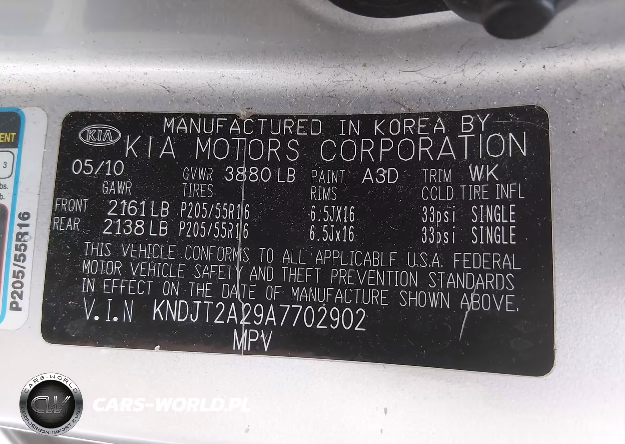 2010 Kia Soul + VIN:KNDJT2A29A7702902 - 9