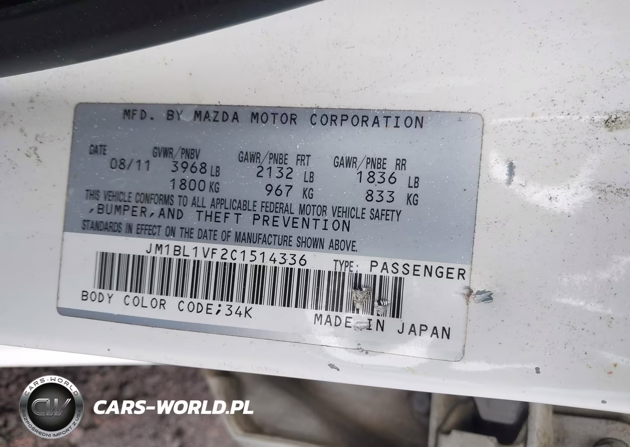 2012 Mazda Mazda3 I Touring VIN:JM1BL1VF2C1514336 - 9