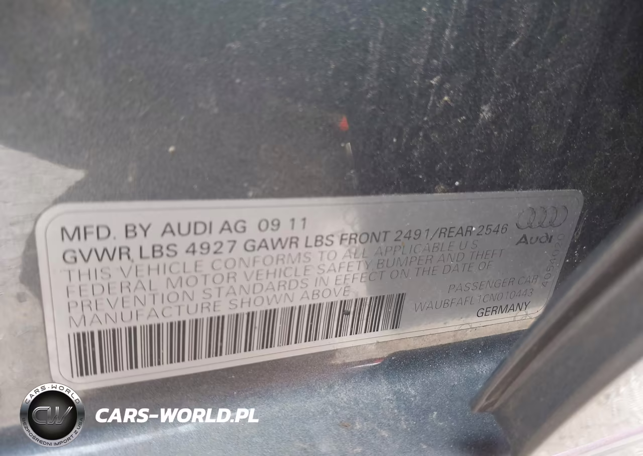 2012 Audi A4 2.0T Premium VIN:WAUBFAFL1CN010443 - 9