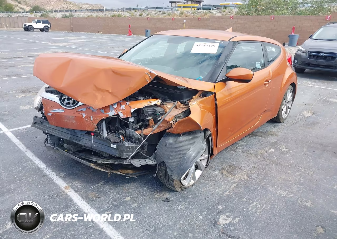 2017 Hyundai Veloster VIN:KMHTC6AD7HU307383 - 2