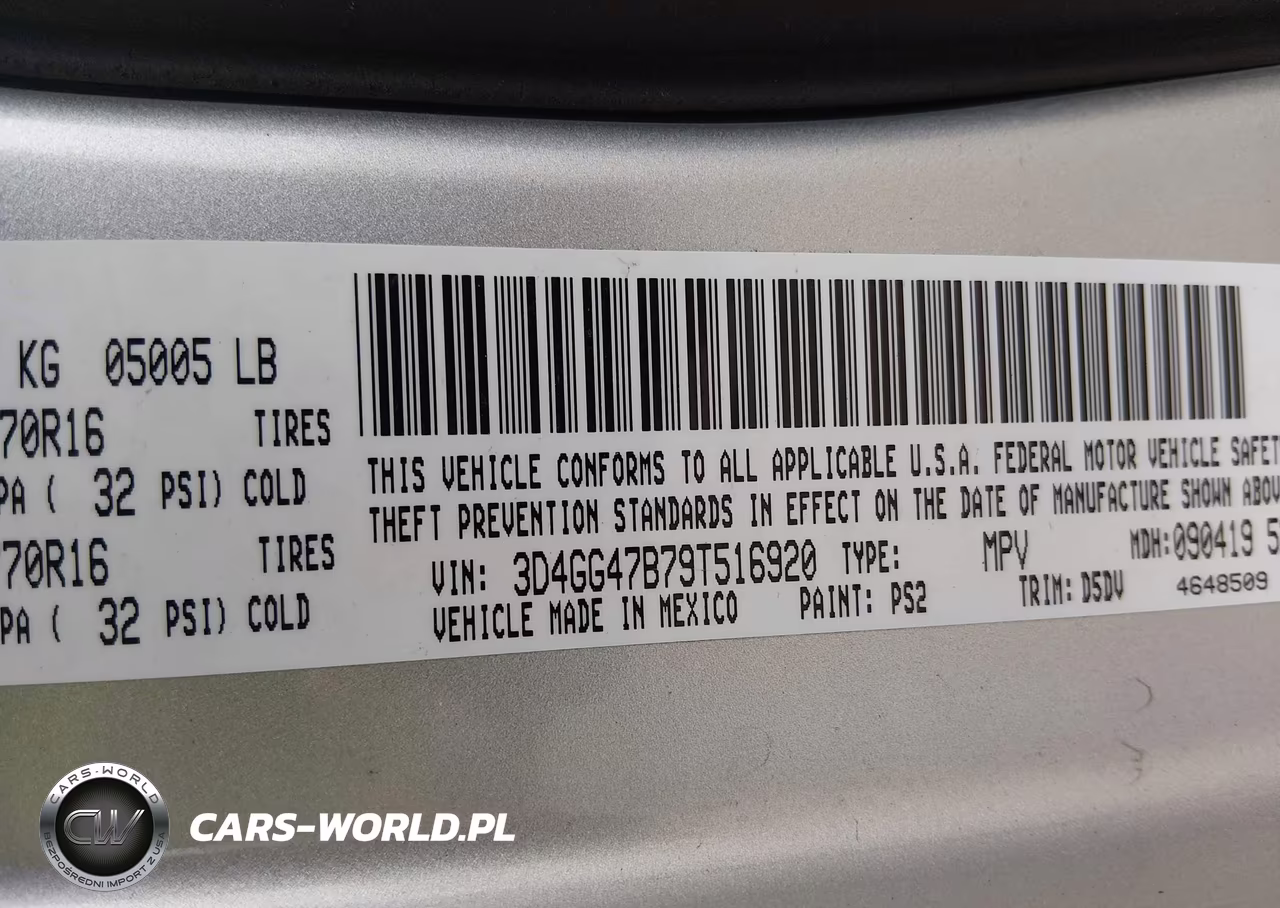 2009 Dodge Journey Se VIN:3D4GG47B79T516920 - 9