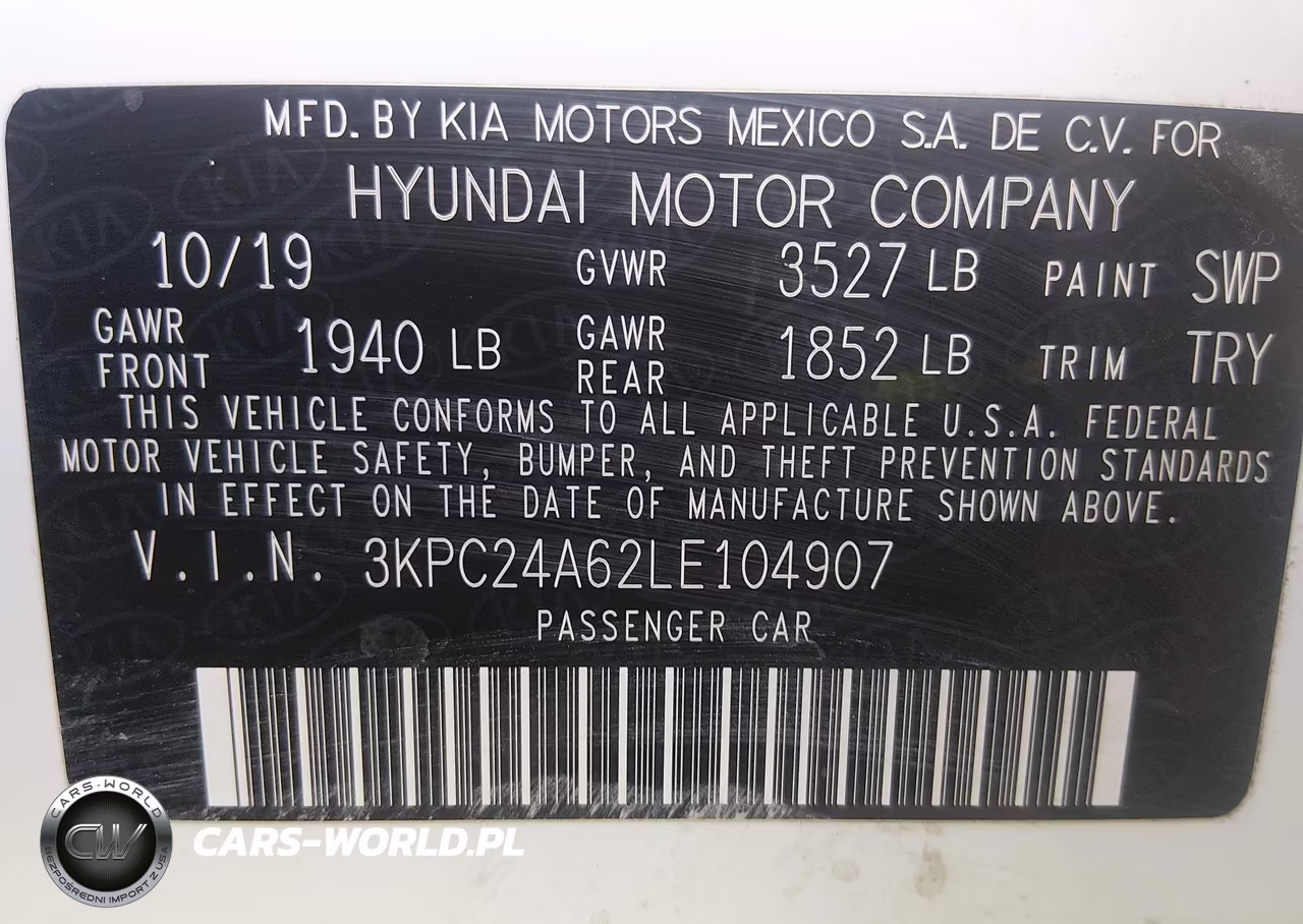 2020 Hyundai Accent Se VIN:3KPC24A62LE104907 - 9
