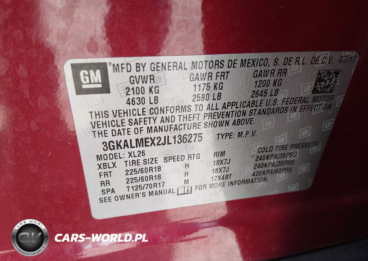 2018 GMC Terrain Sle VIN:3GKALMEX2JL136275 - 9