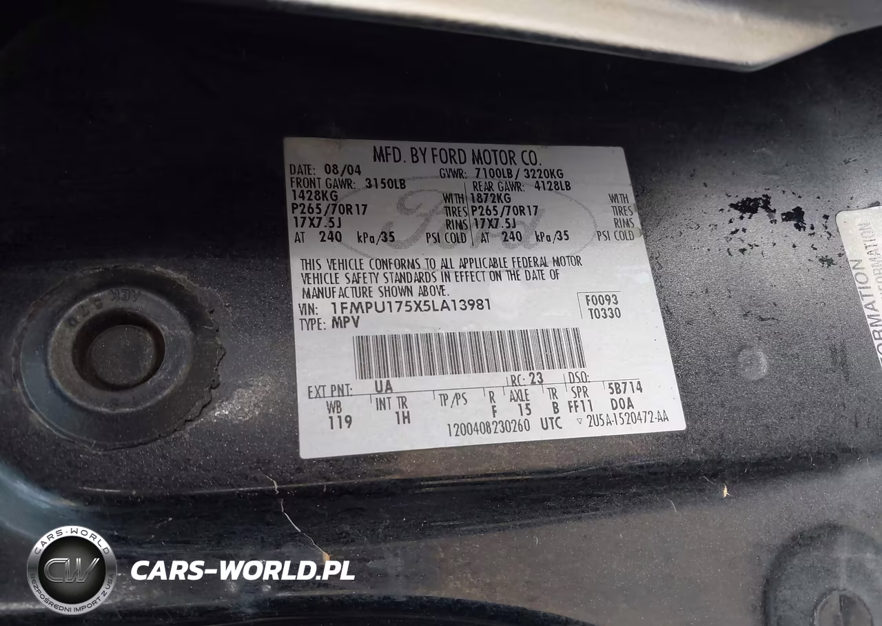2005 Ford Expedition Eddie Bauer-King Ranch VIN:1FMPU175X5LA13981 - 9