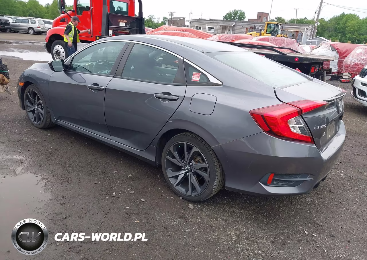 2020 Honda Civic Sport VIN:2HGFC2F89LH541091 - 3