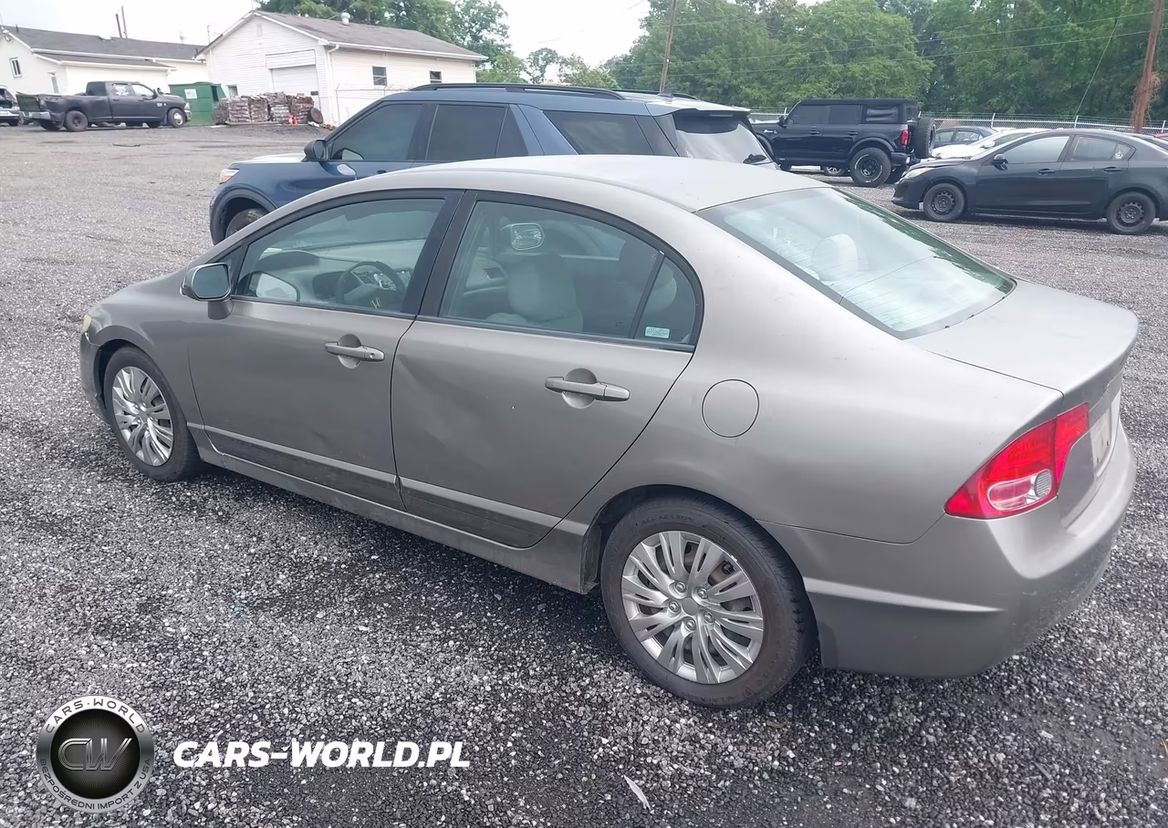 2008 Honda Civic Lx VIN:1HGFA15558L001593 - 3