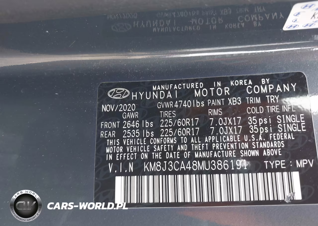 2021 Hyundai Tucson Value VIN:KM8J3CA48MU386191 - 9