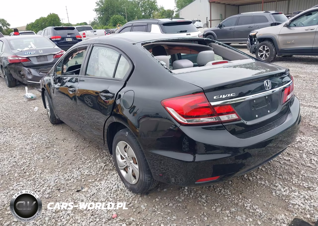 2015 Honda Civic Lx VIN:19XFB2F54FE091308 - 3