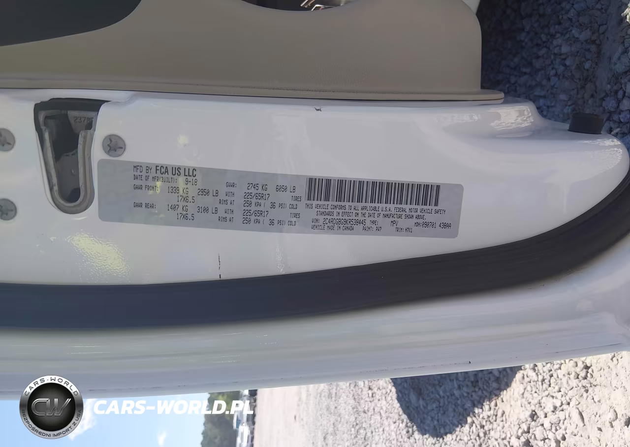 2019 Dodge Grand Caravan Se VIN:2C4RDGBG9KR538445 - 9