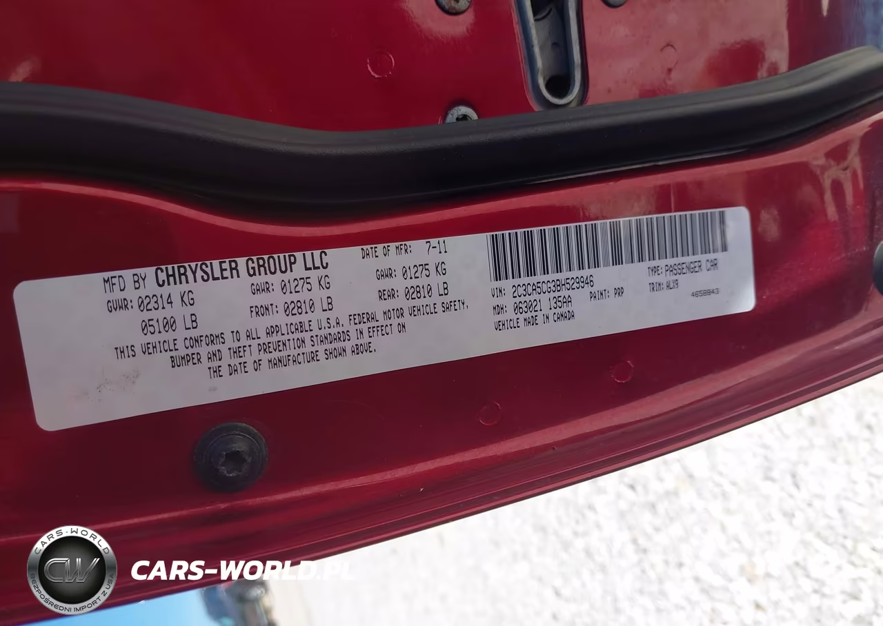 2011 Chrysler 300 Limited VIN:2C3CA5CG3BH529946 - 9