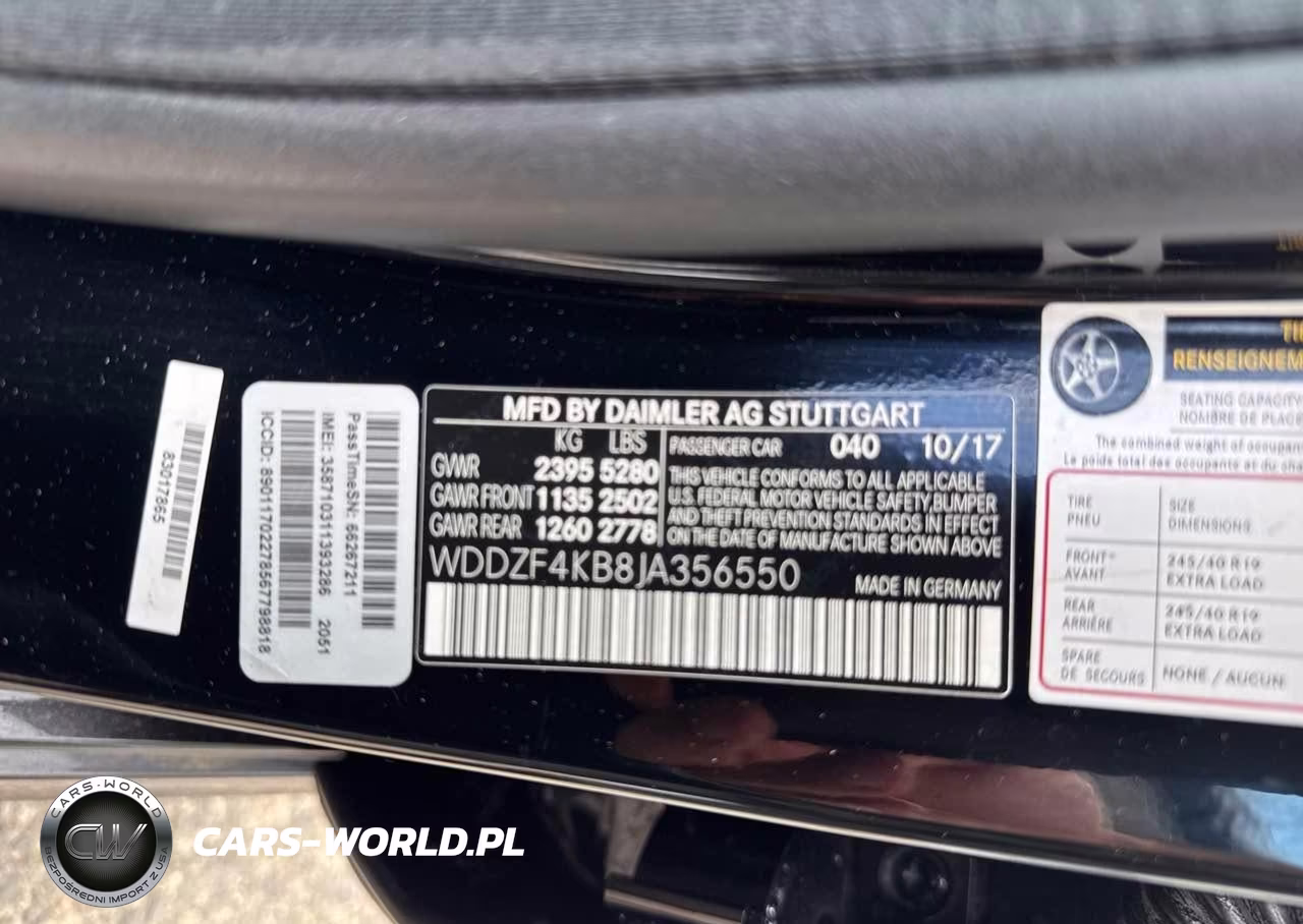 2018 Mercedes-Benz E 300 4Matic VIN:WDDZF4KB8JA356550 - 9