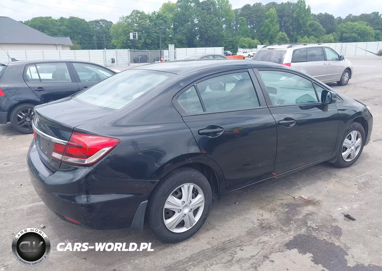 2013 Honda Civic Lx VIN:19XFB2F56DE016865 - 4