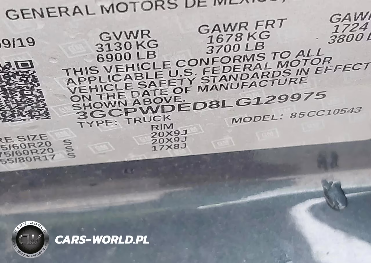 2020 Chevrolet Silverado 1500 2Wd Short Bed Rst VIN:3GCPWDED8LG129975 - 9