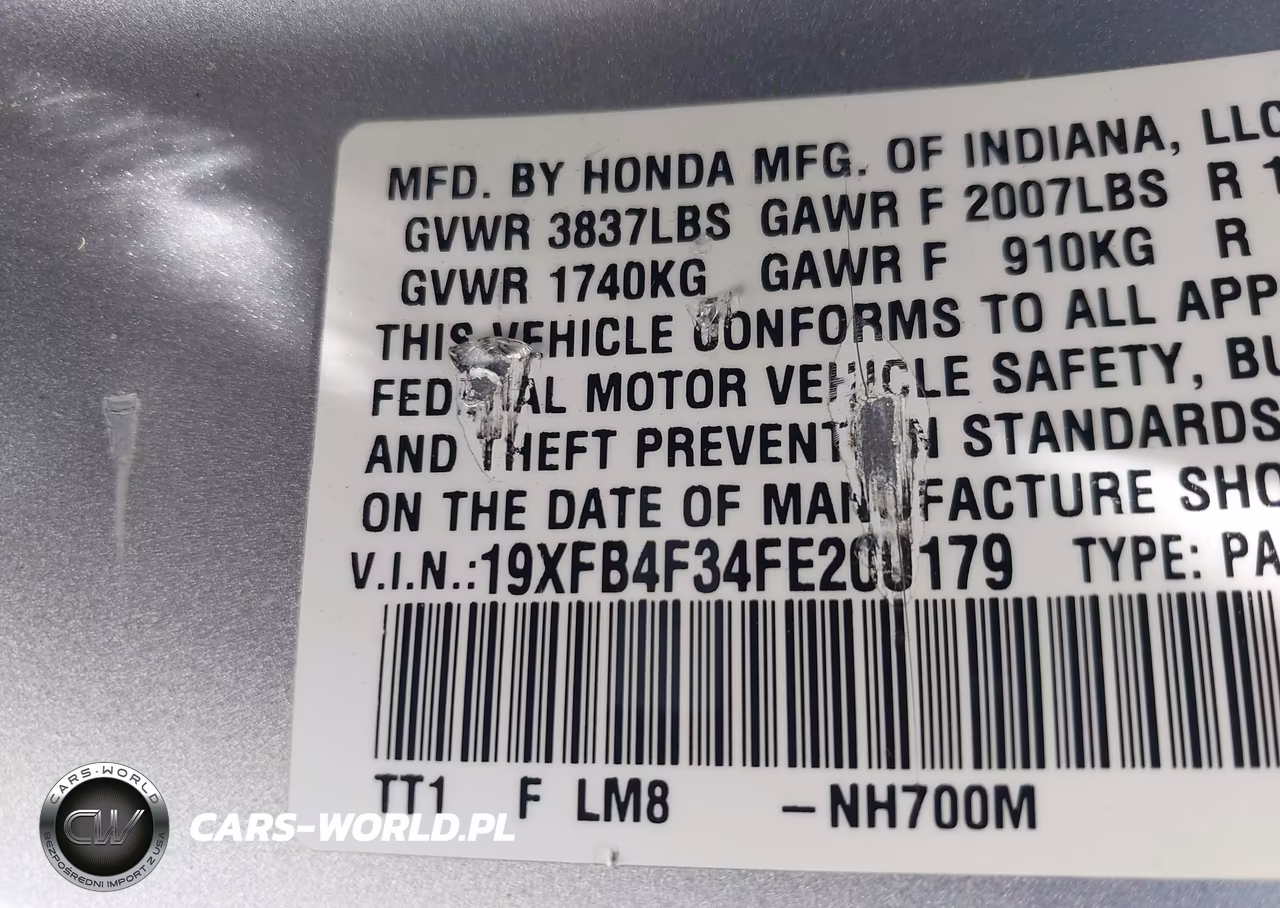 2015 Honda Civic Hybrid VIN:19XFB4F34FE200179 - 9