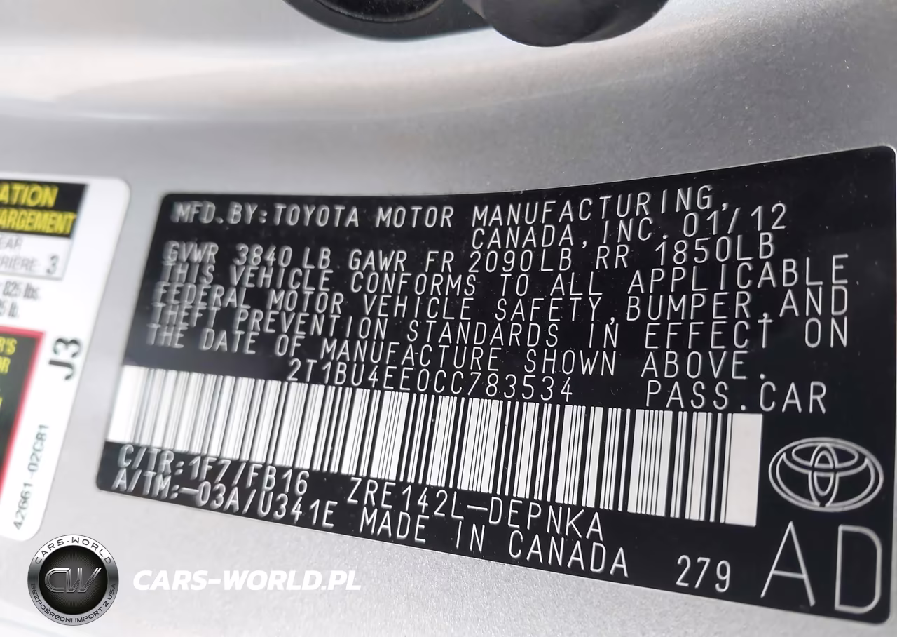 2012 Toyota Corolla Le VIN:2T1BU4EE0CC783534 - 9