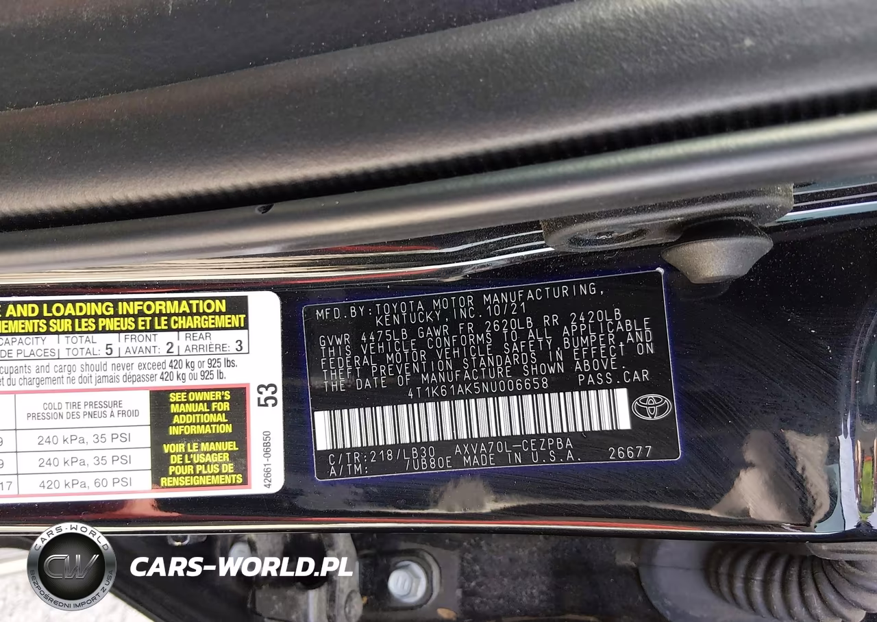 2022 Toyota Camry Xse VIN:4T1K61AK5NU006658 - 9