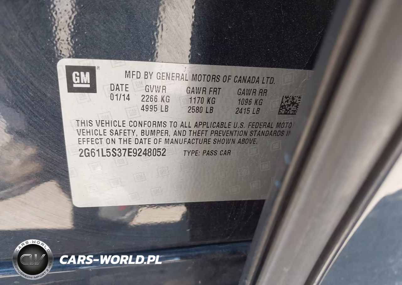 2014 Cadillac Xts Standard VIN:2G61L5S37E9248052 - 9