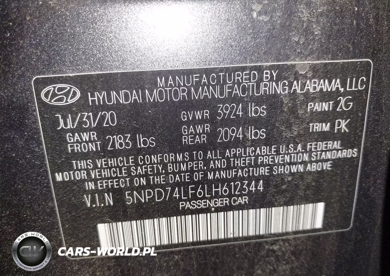2020 Hyundai Elantra Se VIN:5NPD74LF6LH612344 - 9