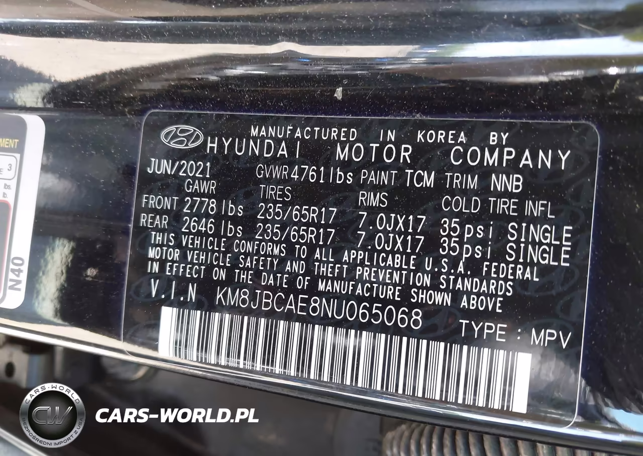 2022 Hyundai Tucson Sel VIN:KM8JBCAE8NU065068 - 9