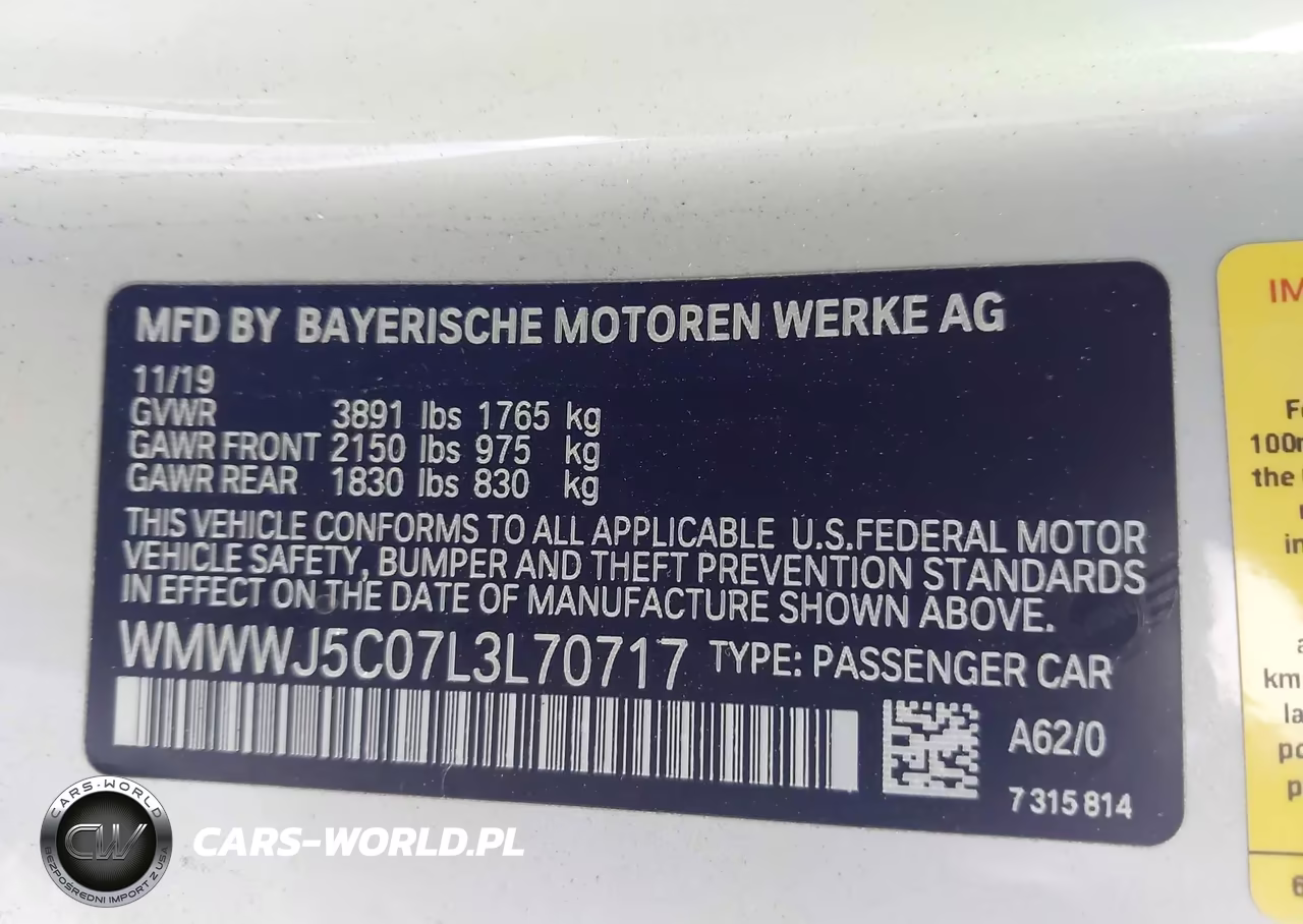2020 Mini Convertible Cooper S VIN:WMWWJ5C07L3L70717 - 9