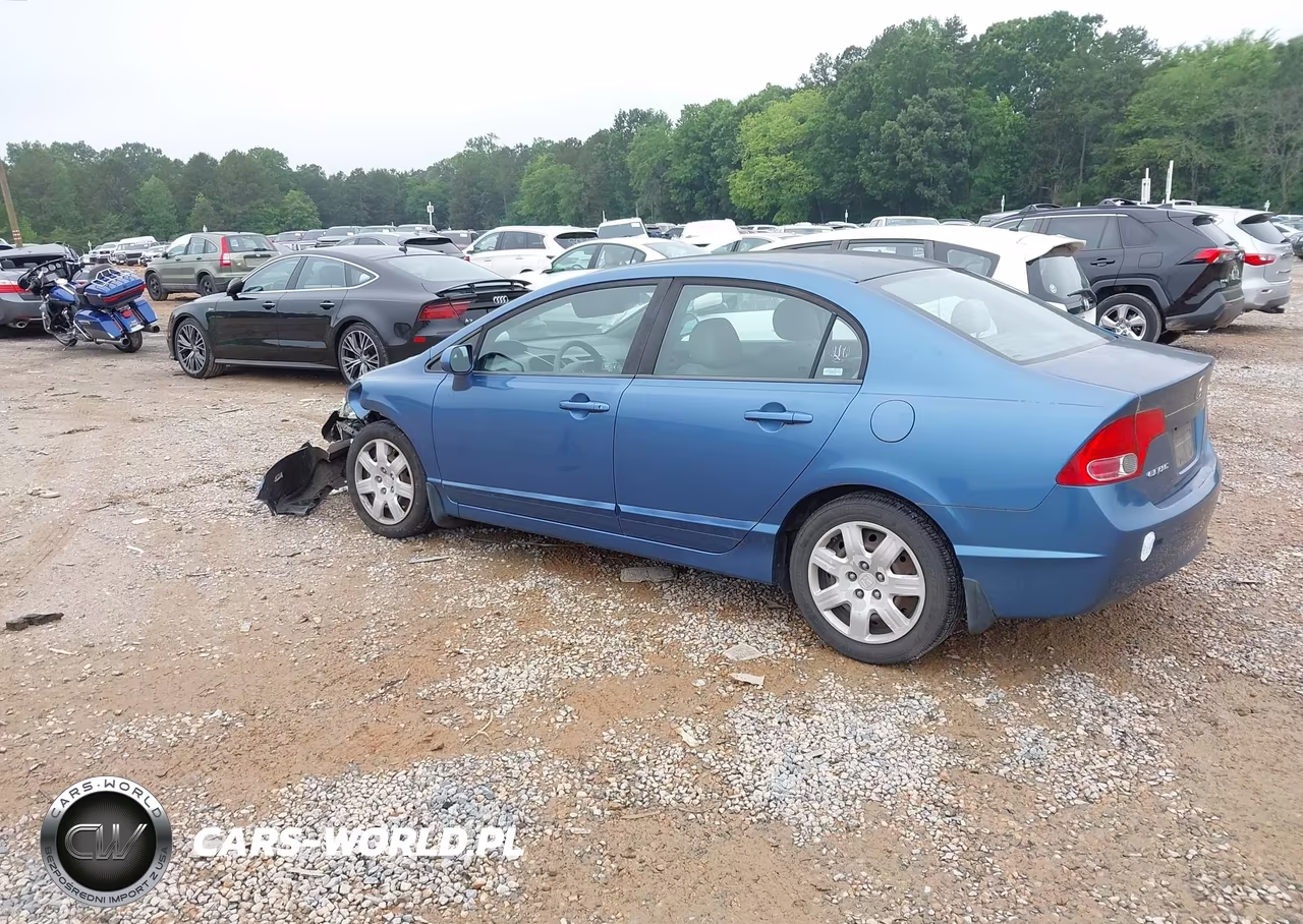 2008 Honda Civic Lx VIN:1HGFA165X8L032160 - 3