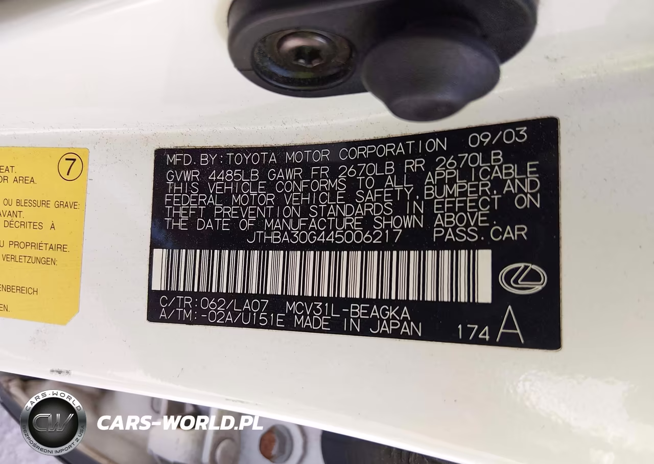 2004 Lexus Es 330 VIN:JTHBA30G445006217 - 9