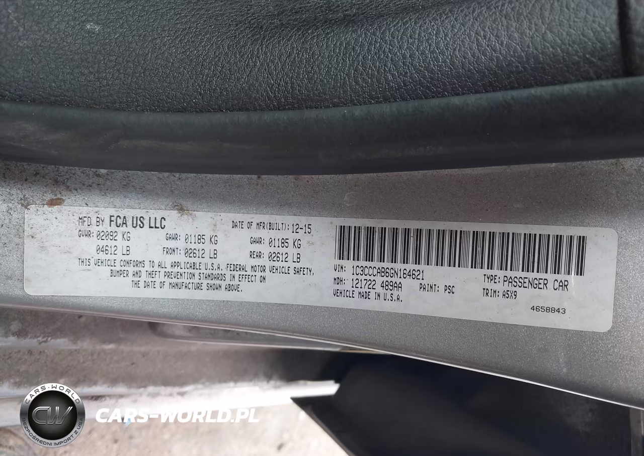 2016 Chrysler 200 Limited VIN:1C3CCCAB6GN164621 - 9