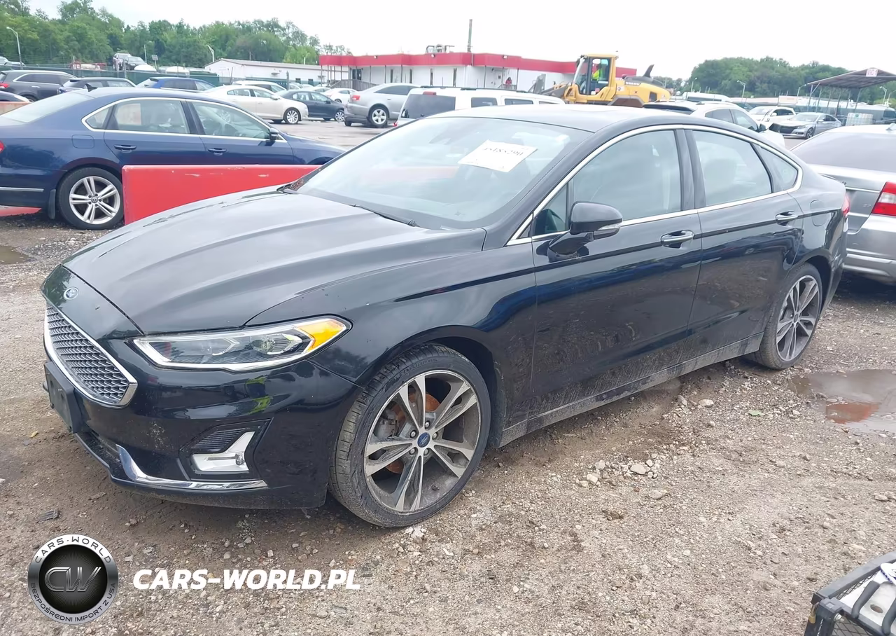 2019 Ford Fusion Titanium VIN:3FA6P0D95KR153027 - 2