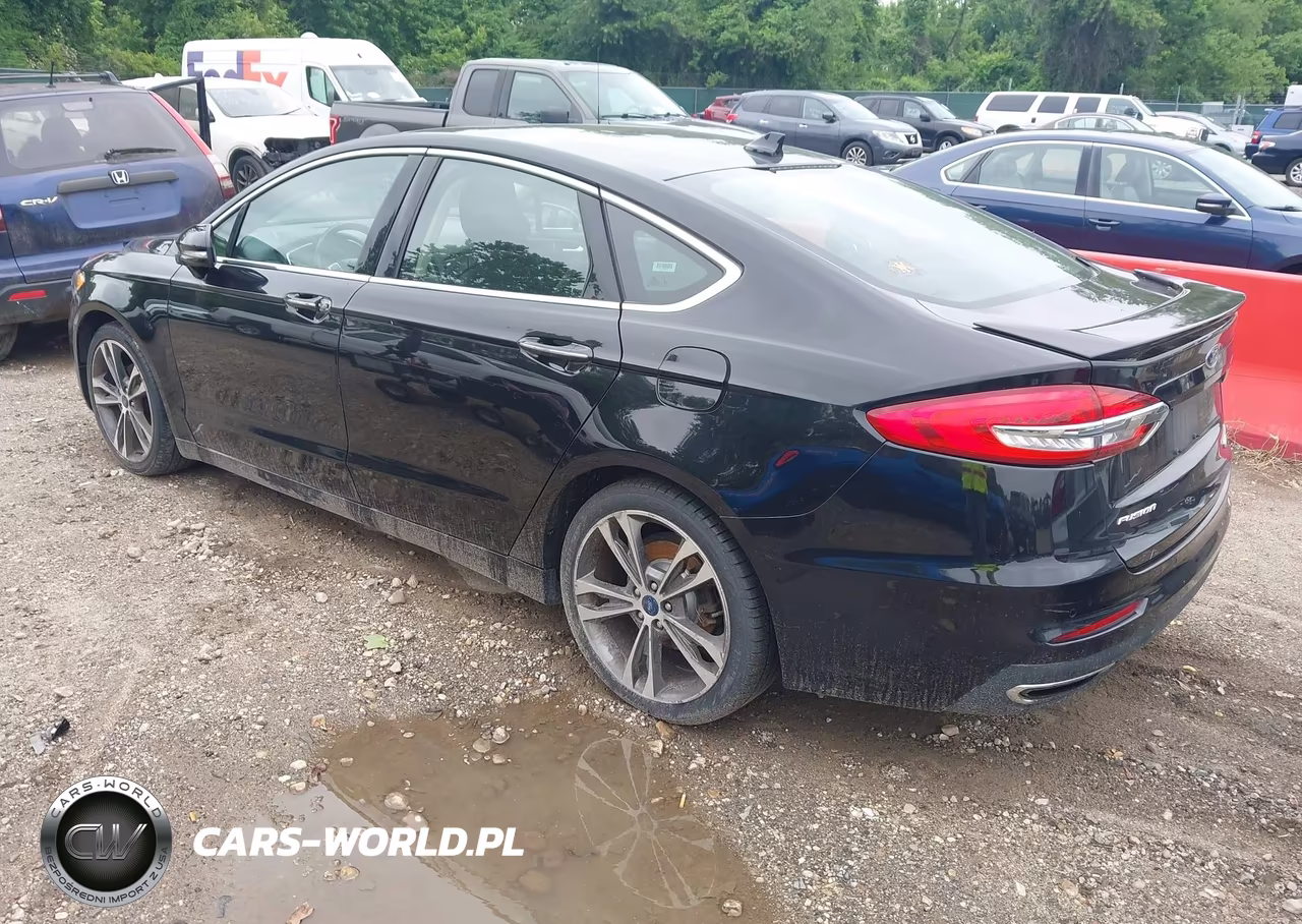 2019 Ford Fusion Titanium VIN:3FA6P0D95KR153027 - 3