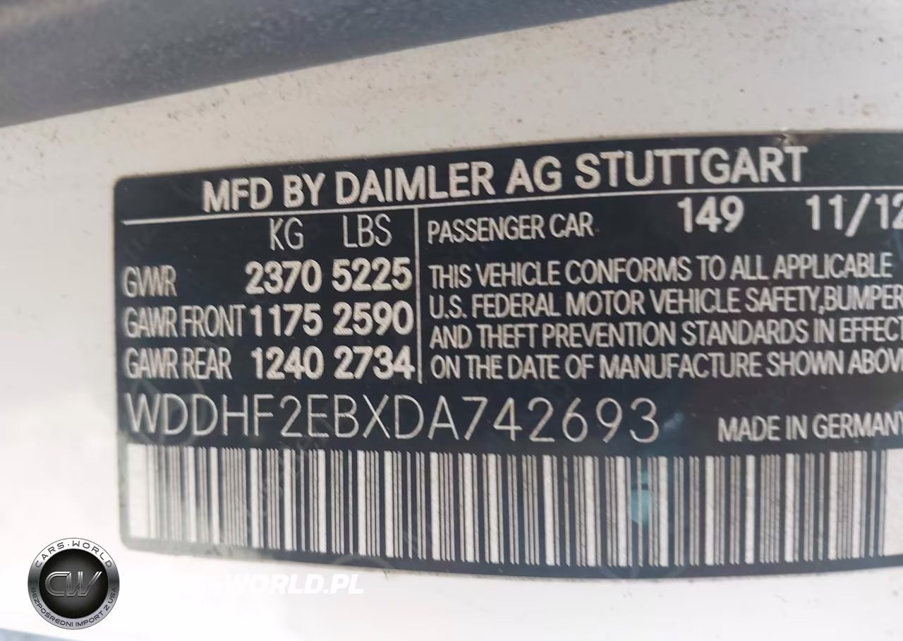 2013 Mercedes-Benz E 350 Bluetec VIN:WDDHF2EBXDA742693 - 9