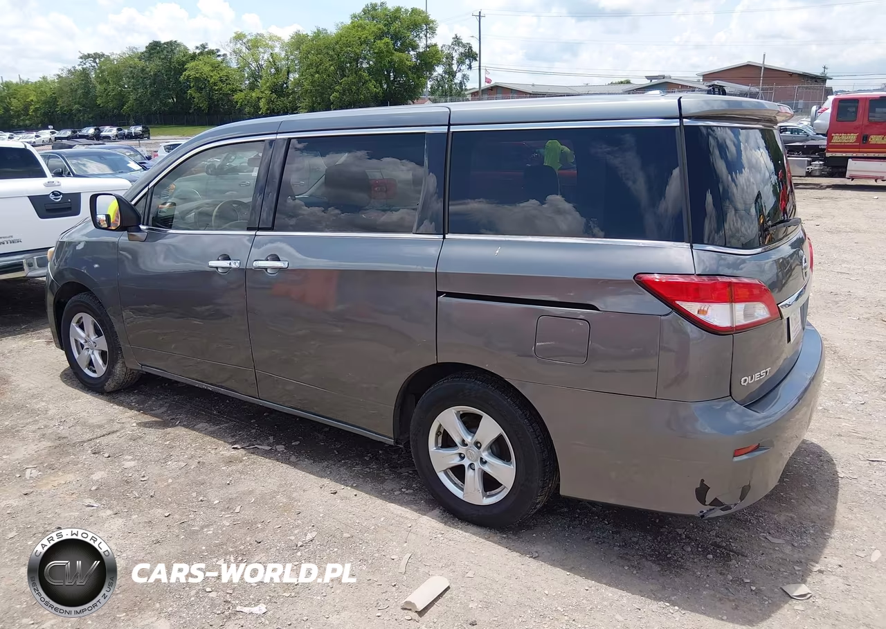 2014 Nissan Quest Sv VIN:JN8AE2KPXE9102344 - 3