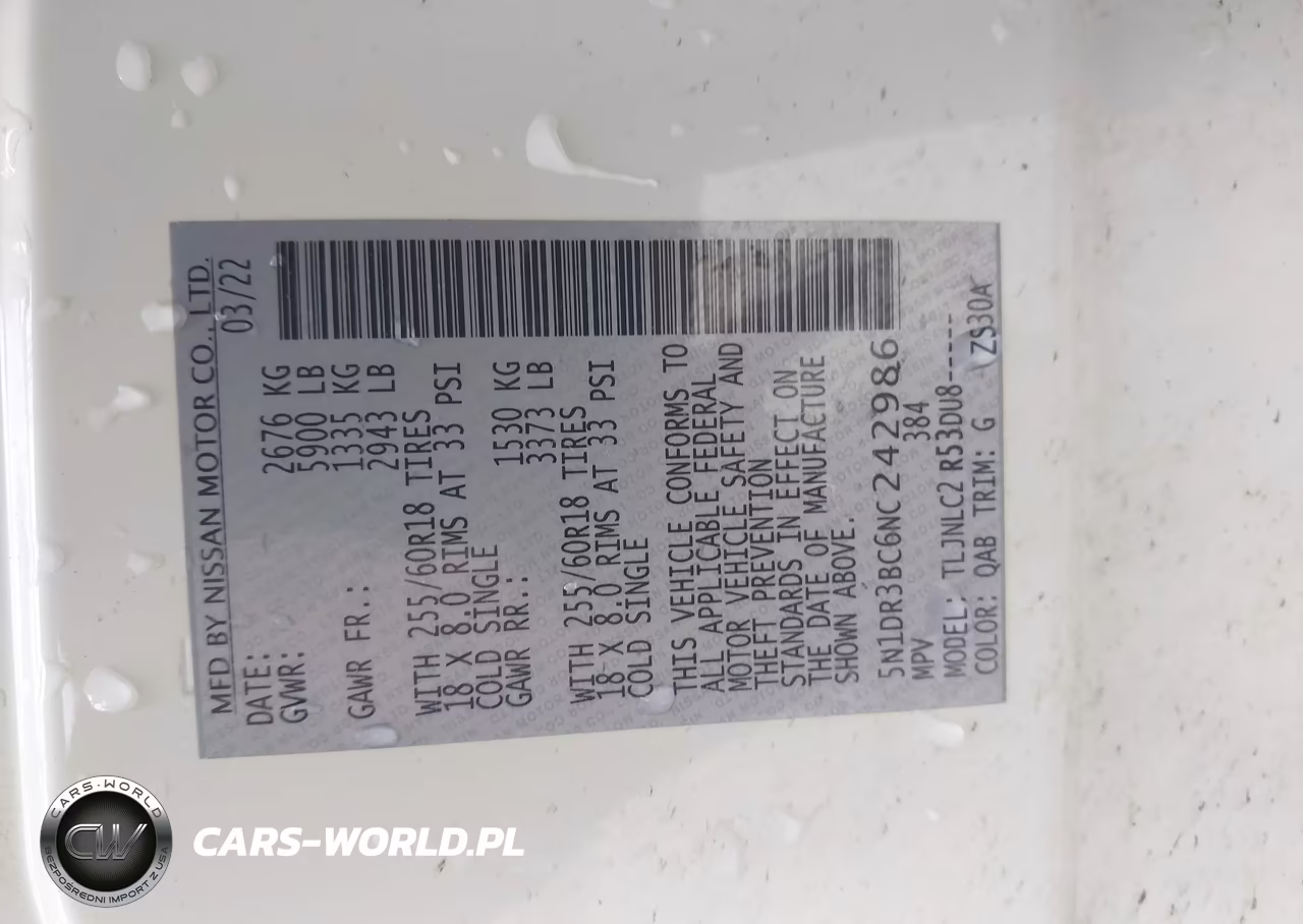 2022 Nissan Pathfinder Sv 4Wd VIN:5N1DR3BC6NC242986 - 9