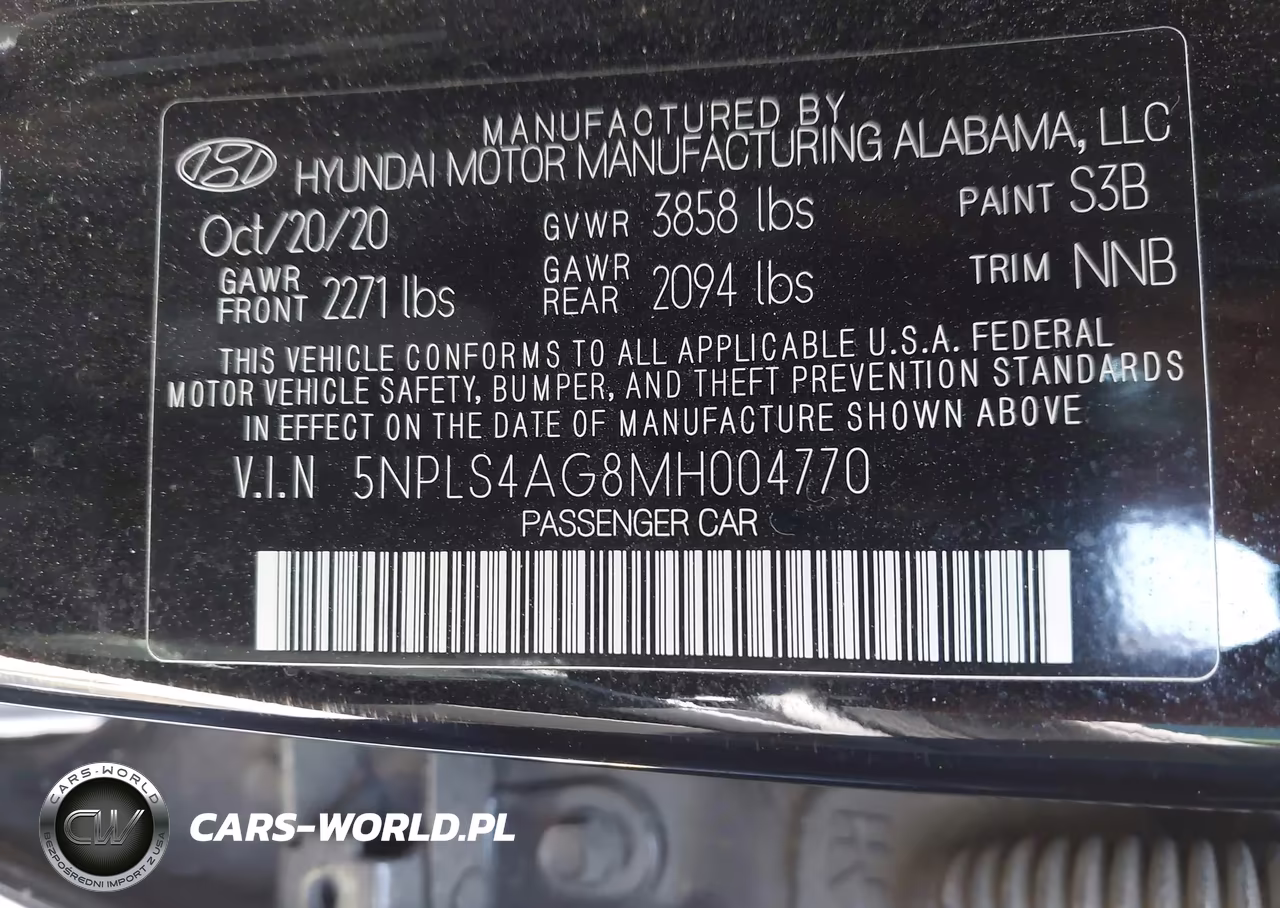 2021 Hyundai Elantra Sel VIN:5NPLS4AG8MH004770 - 9
