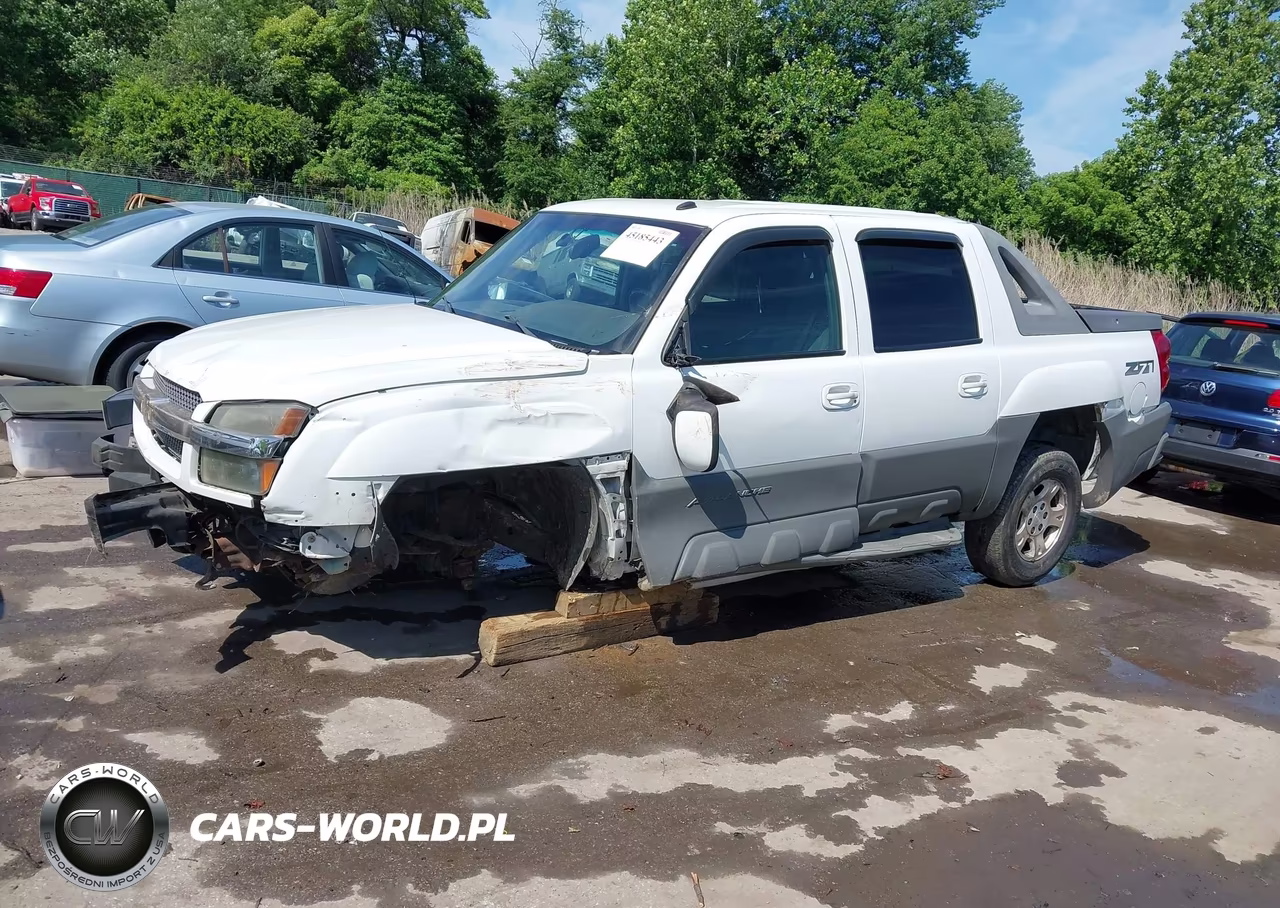 2002 Chevrolet Avalanche 1500 VIN:3GNEK13T02G358667 - 2