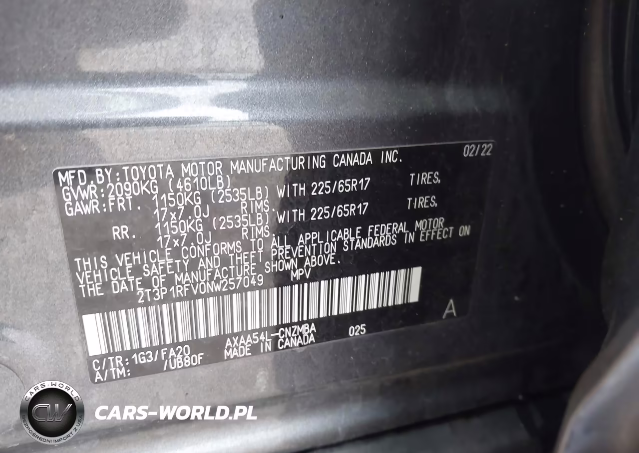 2022 Toyota Rav4 Xle VIN:2T3P1RFV0NW257049 - 9