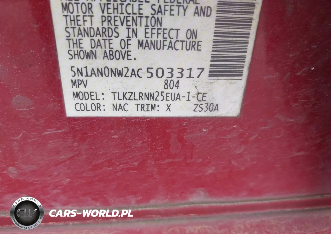 2010 Nissan Xterra S VIN:5N1AN0NW2AC503317 - 9