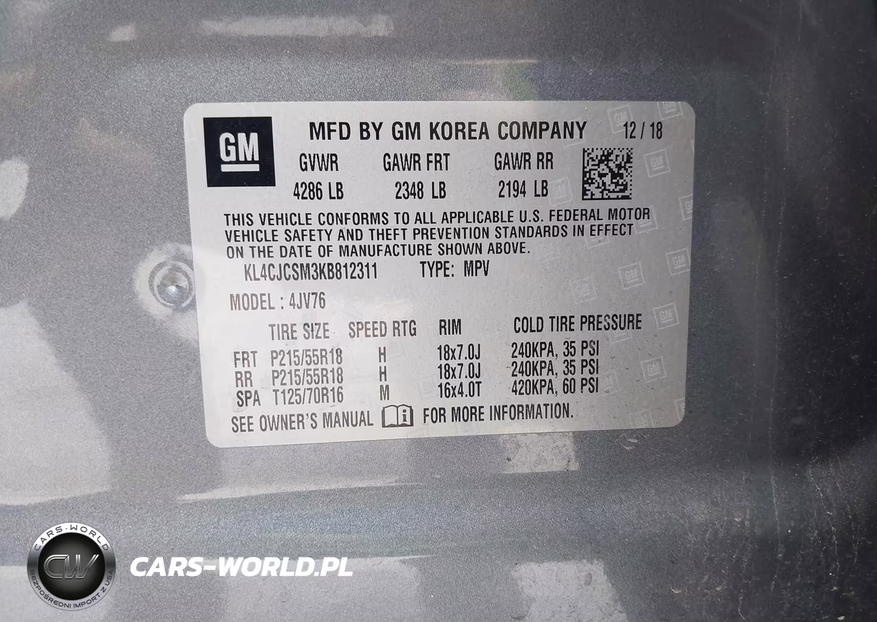 2019 Buick Encore Fwd Essence VIN:KL4CJCSM3KB812311 - 9