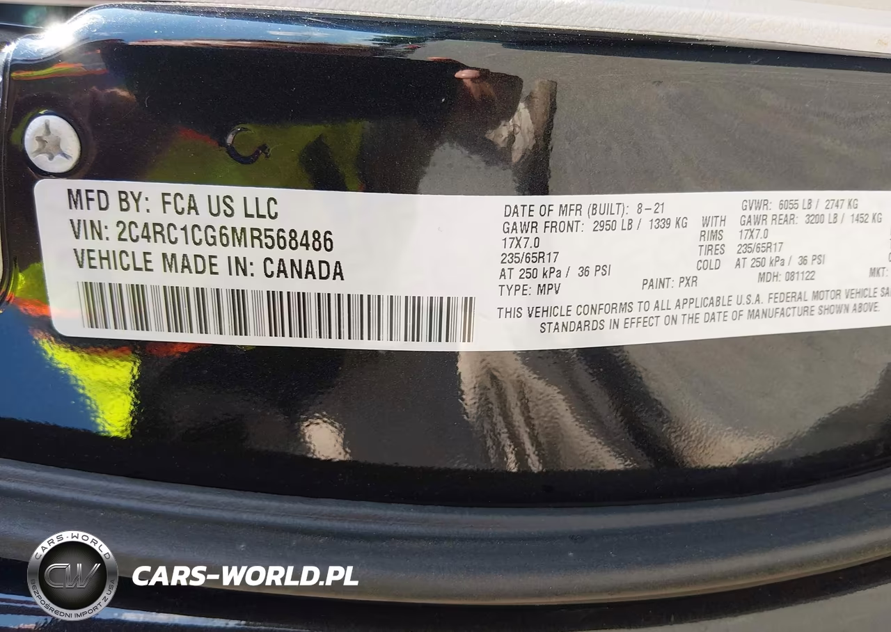 2021 Chrysler Voyager Lx VIN:2C4RC1CG6MR568486 - 9