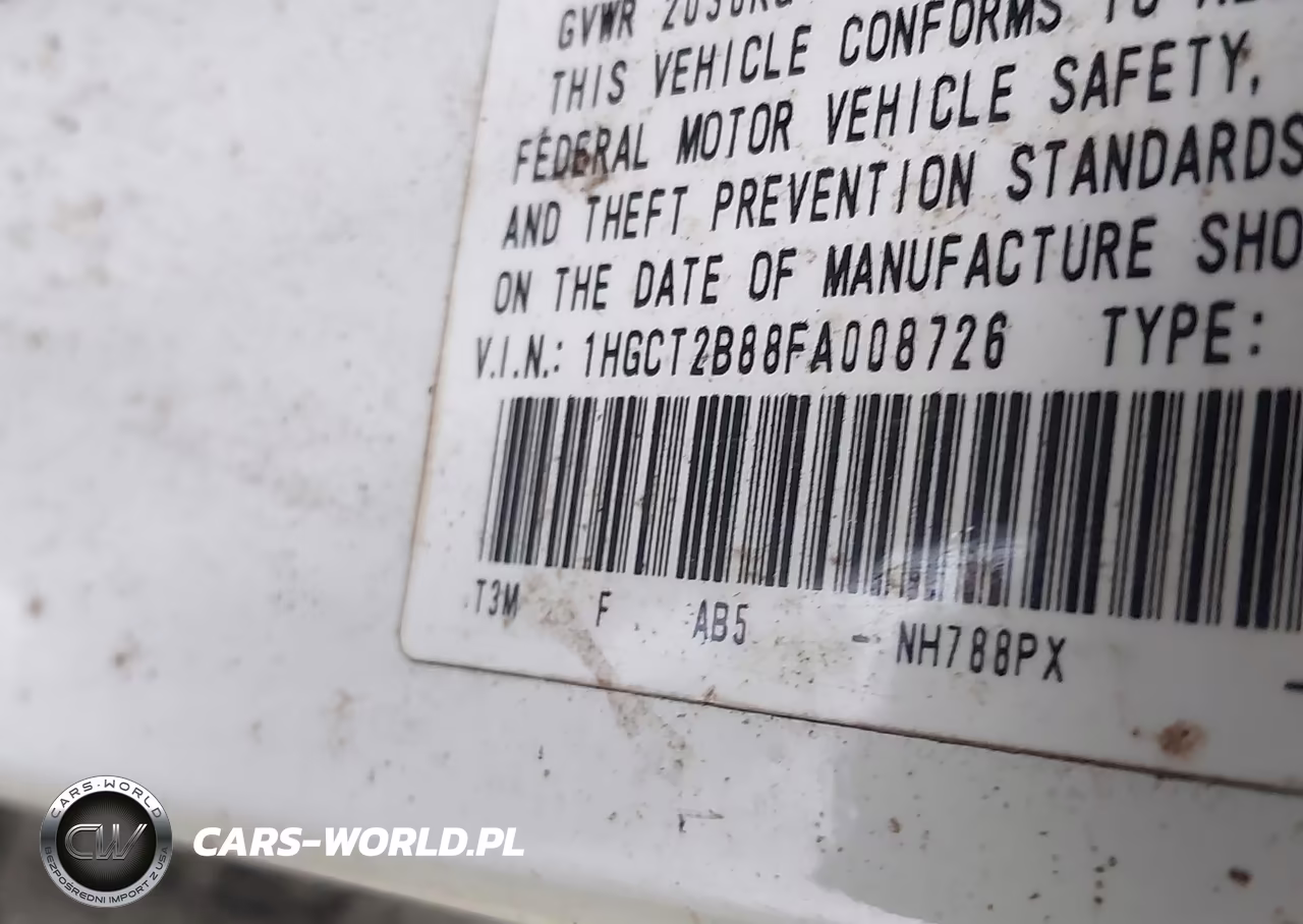 2015 Honda Accord Ex-L V-6 VIN:1HGCT2B88FA008726 - 9