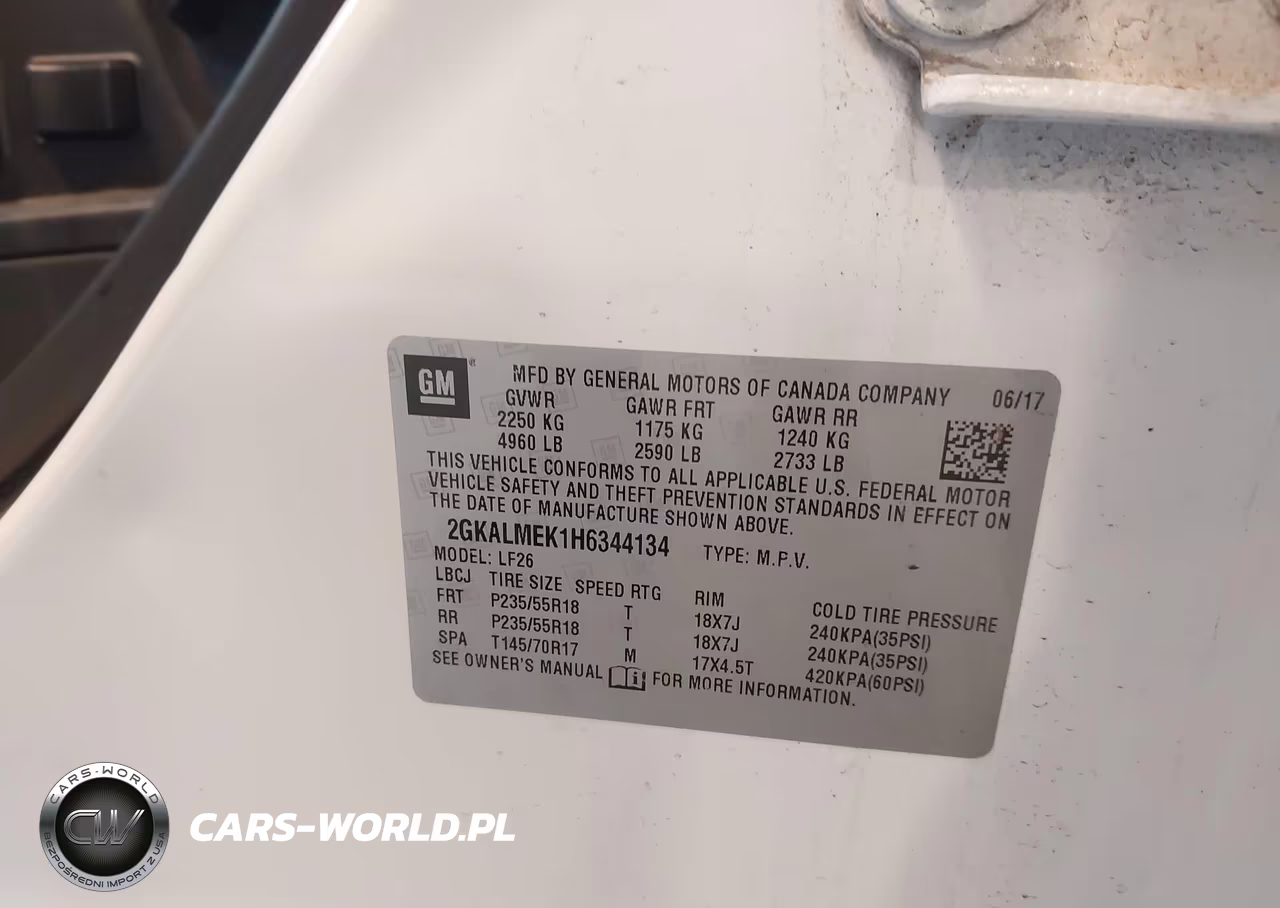 2017 GMC Terrain Sle-1 VIN:2GKALMEK1H6344134 - 9
