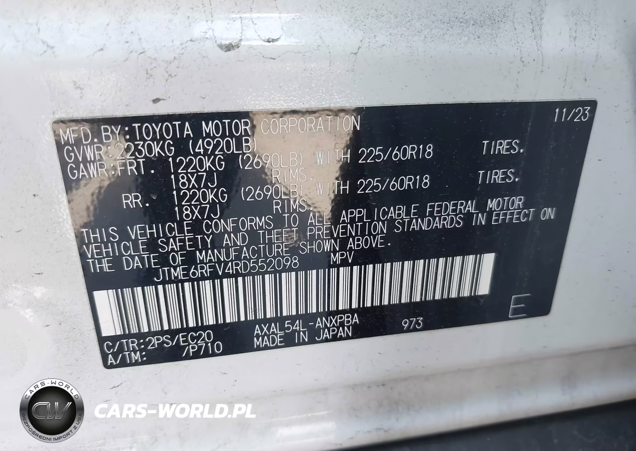 2024 Toyota Rav4 Hybrid Xse VIN:JTME6RFV4RD552098 - 9