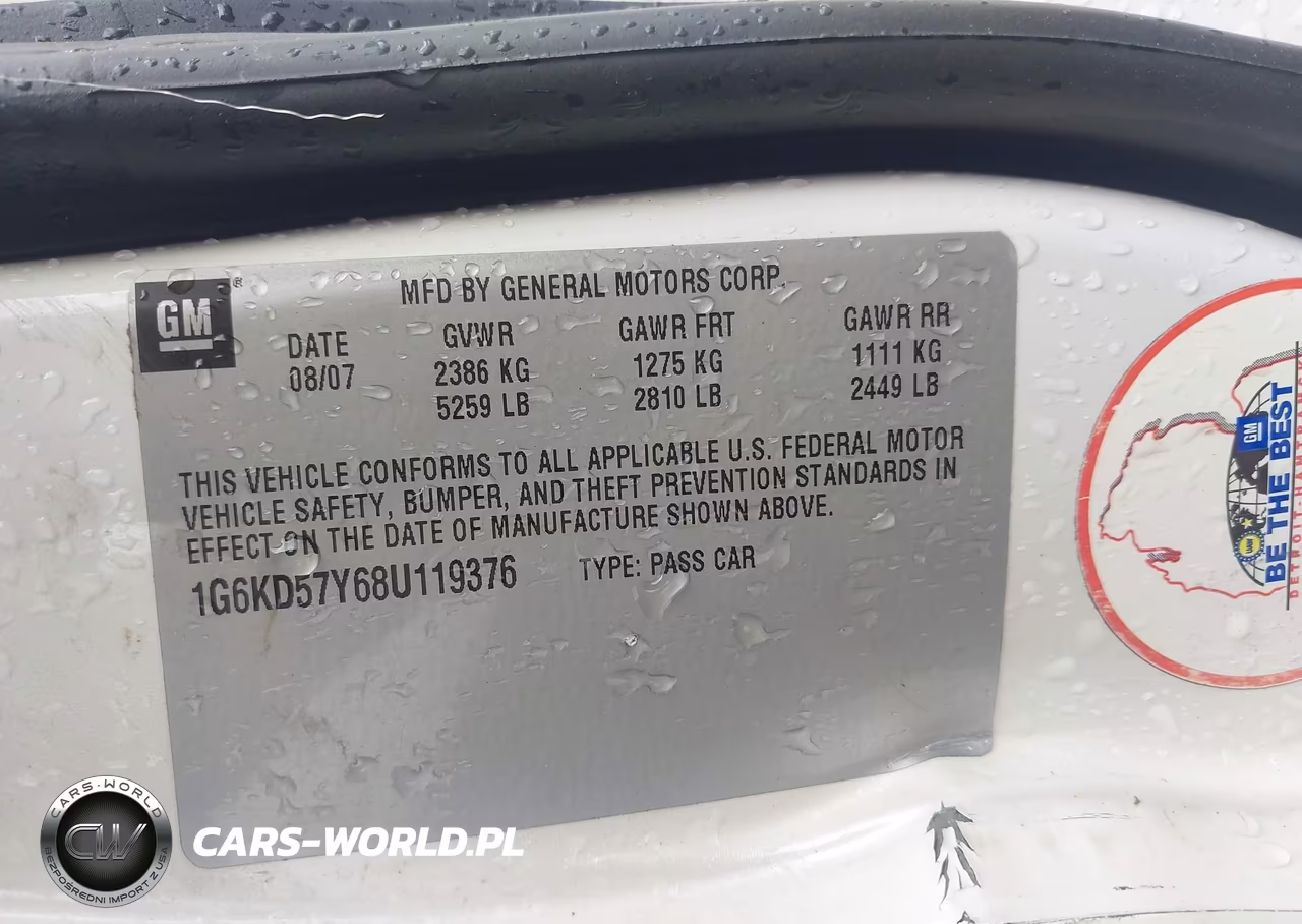 2008 Cadillac Dts 1Sd VIN:1G6KD57Y68U119376 - 9