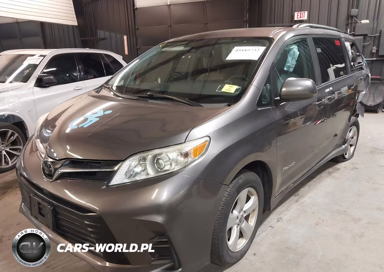 2020 Toyota Sienna Le VIN:5TDKZ3DC4LS087102 - 2