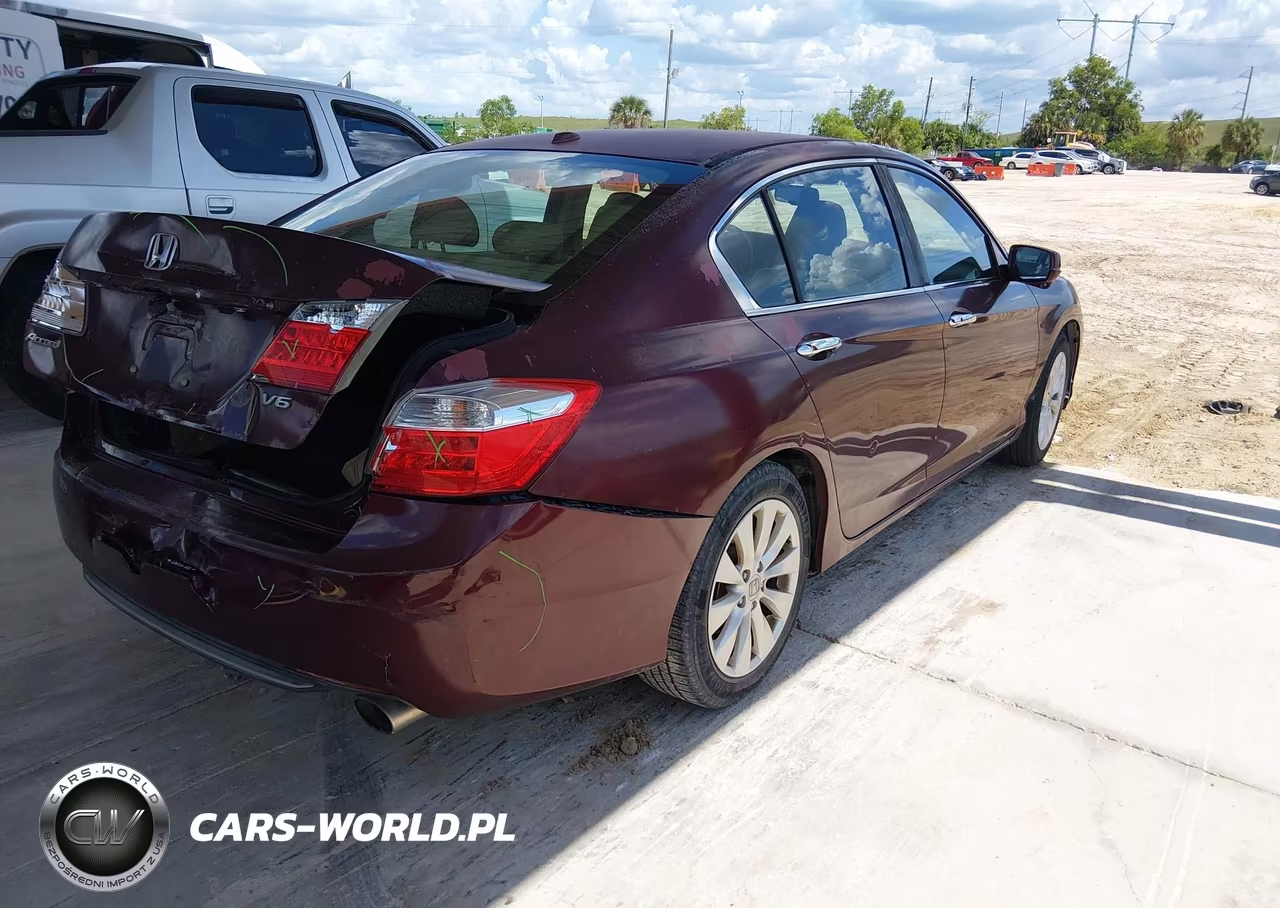 2013 Honda Accord Ex-L V-6 VIN:1HGCR3F8XDA012143 - 4